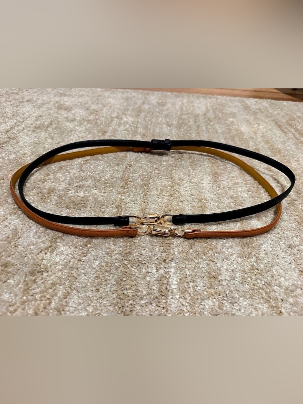 Adjustable Black & Brown Belts